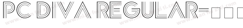 PC Diva Regular字体转换